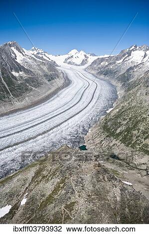 "Aletsch Glacier, Southern Bernese Alps, Canton of Valais, Switzerland, Europe" View Large Photo Image Stock Image - "Aletsch Glacier, Southern Bernese Alps, Canton of Valais, Switzerland, Europe". Fotosearch