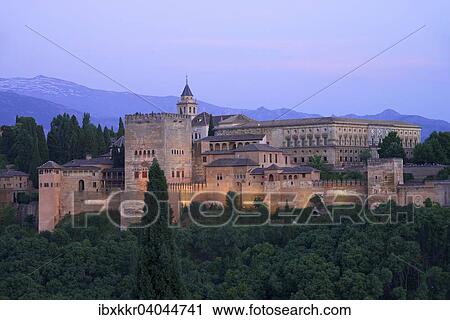 Stock Image - "Alhambra, Granada province, Andalucia, Spain, Europe". Fotosearch