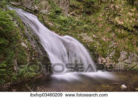 Stock Photo - "Allerheiligen waterfalls or Buettenstein waterfalls, near Oppenau, Black Forest, Baden-Wurttemberg, Germany, Europe". Fotosearch