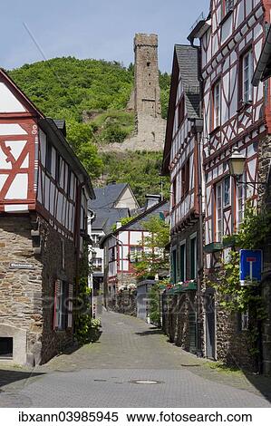 "Alleyway with the ruins of Philippsburg Castle, Monreal, Eifel, Rhineland-Palatinate, Germany, Europe" View Large Photo Image Stock Photography - "Alleyway with the ruins of Philippsburg Castle, Monreal, Eifel, Rhineland-Palatinate, Germany, Europe". Fotosearch