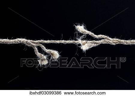 Almost torn hemp rope View Large Photo Image Stock Photograph - Almost torn hemp rope. Fotosearch
