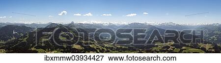 "Alps in summer, panoramic view, Brixen im Thale, Tyrol, Austria, Europe" View Large Photo Image Stock Photo - "Alps in summer, panoramic view, Brixen im Thale, Tyrol, Austria, Europe". Fotosearch