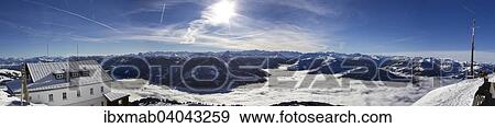 "Alps in winter high, fog covering the valley, view from the Hohe Salve towards Hopfgarten Westendorf, 1828m, Wilder Kaiser-Brixental resort, Tyrol, Austria, Europe" View Large Photo Image Stock Photo - "Alps in winter high, fog covering the valley, view from the Hohe Salve towards Hopfgarten Westendorf, 1828m, Wilder Kaiser-Brixental resort, Tyrol, Austria, Europe". Fotosearch
