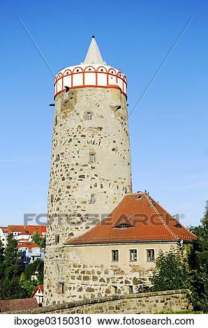 "Alten Wasserkunst"""" tower of the old waterworks, Bautzen, Saxony, Germany, Europe" View Large Photo Image Stock Image - "Alten Wasserkunst"""" tower of the old waterworks, Bautzen, Saxony, Germany, Europe". Fotosearch