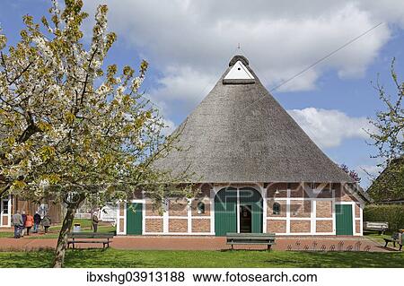 Stock Photo - "Altes Land Museum, Jork, Altes Land region, Lower Saxony, Germany, Europe". Fotosearch