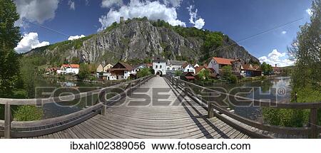 "Altmuehl river in Essing, Altmuehltal valley, Bavaria, Germany, Europe" View Large Photo Image Stock Photograph - "Altmuehl river in Essing, Altmuehltal valley, Bavaria, Germany, Europe". Fotosearch