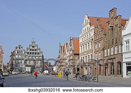 "Am Sande square, Luneburg, Lower Saxony, Germany, Europe" View Large Photo Image Stock Photograph - "Am Sande square, Luneburg, Lower Saxony, Germany, Europe". Fotosearch