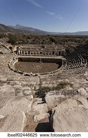 "Amphitheatre in the ancient city of Aphrodisias, current city of Geyre, Turkey, Asia" View Large Photo Image Stock Photography - "Amphitheatre in the ancient city of Aphrodisias, current city of Geyre, Turkey, Asia". Fotosearch