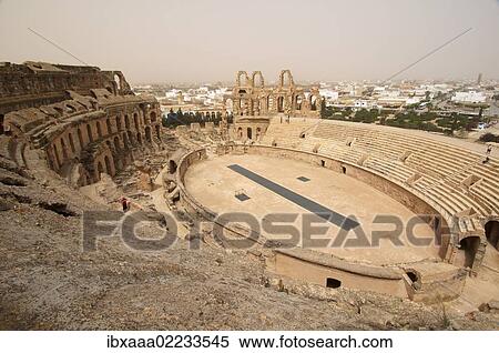 "Amphitheatre of El Jem, Tunisia, Africa" View Large Photo Image Stock Photography - "Amphitheatre of El Jem, Tunisia, Africa". Fotosearch