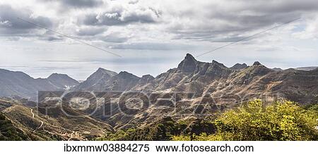 "Anaga Mountains, Macizo de Anaga, in the north of Tenerife, Canary Islands, Spain, Europe" View Large Photo Image Stock Photography - "Anaga Mountains, Macizo de Anaga, in the north of Tenerife, Canary Islands, Spain, Europe". Fotosearch