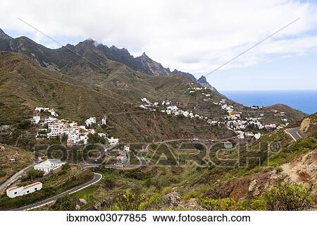 "Anaga mountains with the village of Taganana at back, Azano, Taganana, Tenerife, Canary Islands, Spain, Europe" View Large Photo Image Stock Photography - "Anaga mountains with the village of Taganana at back, Azano, Taganana, Tenerife, Canary Islands, Spain, Europe". Fotosearch