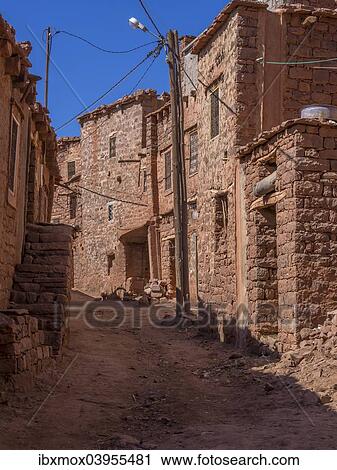 "Anammer adobe village, Ourika Valley, Atlas Mountains, Marrakech-Tensift-Al Haouz, Morocco, Africa" View Large Photo Image Stock Image - "Anammer adobe village, Ourika Valley, Atlas Mountains, Marrakech-Tensift-Al Haouz, Morocco, Africa". Fotosearch