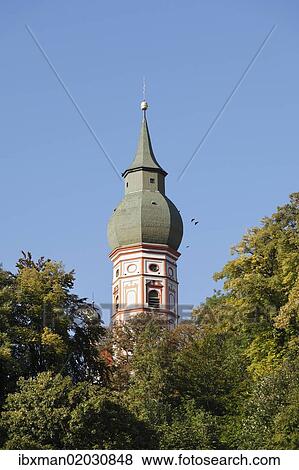 "Andechs Monastery Church, Pilgrimage Church of St. Nicholas and Elisabeth, Fuenfseenland, Five Lakes region, Upper Bavaria, Bavaria, Germany, Europe, PublicGround, Europe" View Large Photo Image Stock Photo - "Andechs Monastery Church, Pilgrimage Church of St. Nicholas and Elisabeth, Fuenfseenland, Five Lakes region, Upper Bavaria, Bavaria, Germany, Europe, PublicGround, Europe". Fotosearch