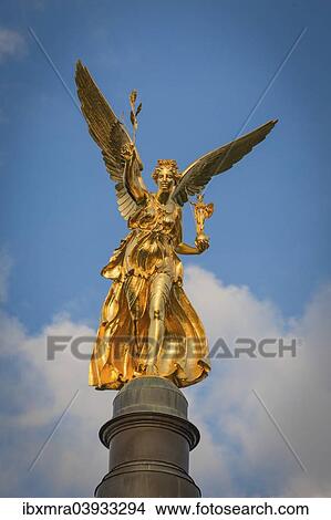 Picture - "Angel of Peace, Munich, Upper Bavaria, Bavaria, Germany, Europe". Fotosearch