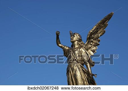 Stock Photo - "Angel statue, Bonsecours, Quebec, Canada, North America". Fotosearch