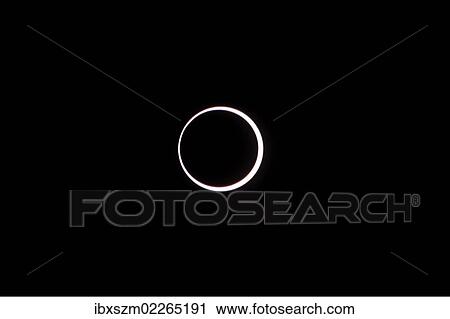 Stock Image - Annular solar eclipse of 20th May 2012 in the U. S.. Fotosearch