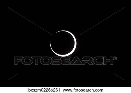 Stock Image - Annular solar eclipse of 20th May 2012 in the U. S.. Fotosearch