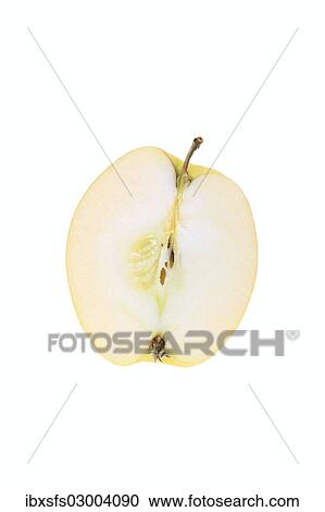Stock Image - "Apple, Vaterapfel variety, cross section". Fotosearch