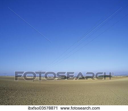 "Arable desert, harvested field and power lines, Zimmern, Thuringia, Germany, Europe" View Large Photo Image Stock Image - "Arable desert, harvested field and power lines, Zimmern, Thuringia, Germany, Europe". Fotosearch