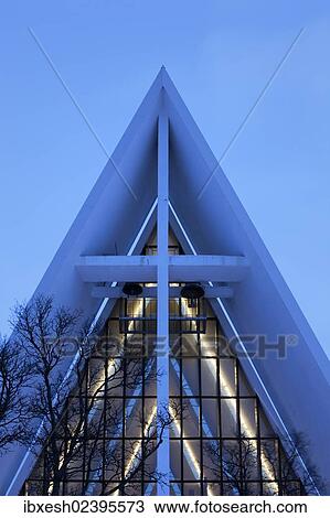 "Arctic Cathedral in winter, Tromso, Norway, Europe" View Large Photo Image Stock Image - "Arctic Cathedral in winter, Tromso, Norway, Europe". Fotosearch