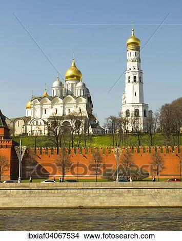 "Arkhangelskiy Cathedral and bell tower of Ivan the Great, Moscow Kremlin, Moscow, Russia, Europe" View Large Photo Image Picture - "Arkhangelskiy Cathedral and bell tower of Ivan the Great, Moscow Kremlin, Moscow, Russia, Europe". Fotosearch