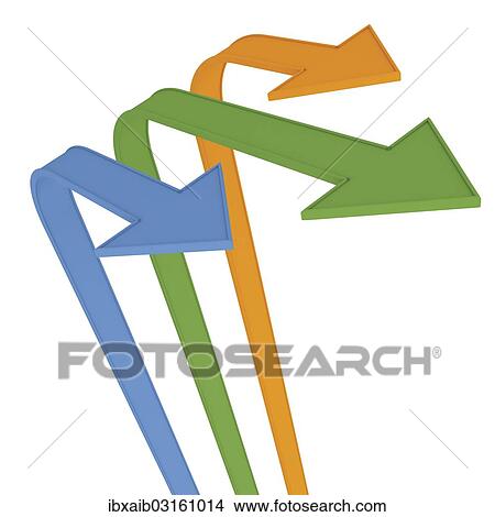 "Arrows, 3D illustration" View Large Photo Image Picture - "Arrows, 3D illustration". Fotosearch