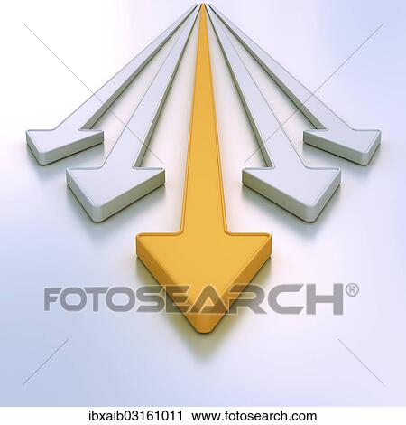 "Arrows, 3D illustration" View Large Photo Image Stock Image - "Arrows, 3D illustration". Fotosearch
