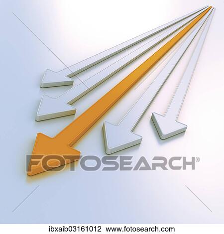 "Arrows, 3D illustration" View Large Photo Image Stock Image - "Arrows, 3D illustration". Fotosearch