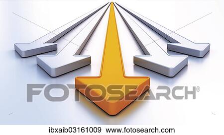 "Arrows, 3D illustration" View Large Photo Image Stock Photo - "Arrows, 3D illustration". Fotosearch