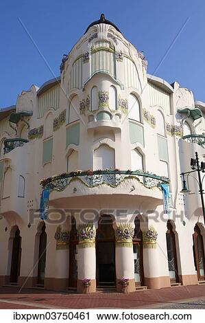 Stock Image - "Art Noveau Reok Palace, Reok Palota, Regional Arts Centre, Szeged, Hungary, Europe". Fotosearch