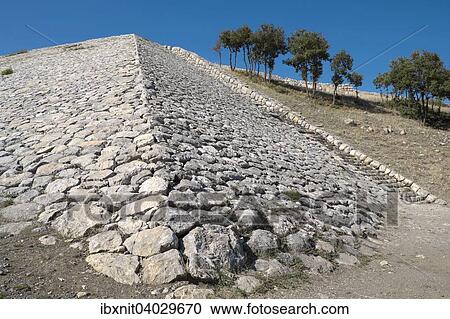 "Artificial rampart of Yerkapi, ruins of the Hittite city of Hattusa, near Bogazkale, province of Corum, Turkey, Asia" View Large Photo Image Stock Image - "Artificial rampart of Yerkapi, ruins of the Hittite city of Hattusa, near Bogazkale, province of Corum, Turkey, Asia". Fotosearch