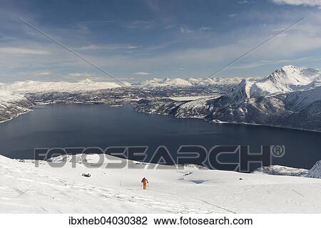 "Ascent to the ski Langlitinden, Island Andorja, Troms, Norway, Europe" View Large Photo Image Stock Image - "Ascent to the ski Langlitinden, Island Andorja, Troms, Norway, Europe". Fotosearch