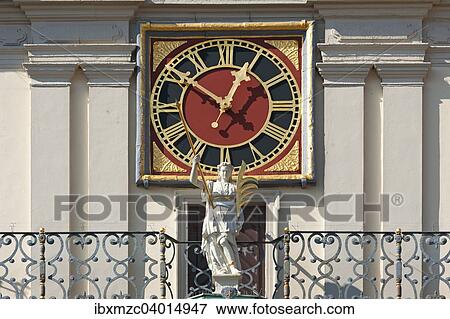 "Astronomical clock on the baroque market facade of the town hall, built in 1704, Luneburg, Lower Saxony, Germany, Europe" View Large Photo Image Stock Photo - "Astronomical clock on the baroque market facade of the town hall, built in 1704, Luneburg, Lower Saxony, Germany, Europe". Fotosearch