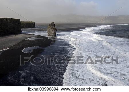 "At Cape Dyrholaey, Iceland, Europe" View Large Photo Image Picture - "At Cape Dyrholaey, Iceland, Europe". Fotosearch