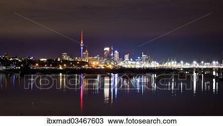 "Auckland Central Business District or Auckland CBD from Okahu Bay, at night, Okahu Bay, Auckland, Auckland Region, New Zealand, Oceania" View Large Photo Image Stock Image - "Auckland Central Business District or Auckland CBD from Okahu Bay, at night, Okahu Bay, Auckland, Auckland Region, New Zealand, Oceania". Fotosearch