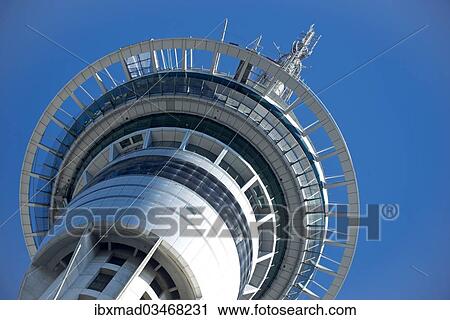 "Auckland Sky Tower against a blue sky, Central Business District, Auckland, Auckland Region, New Zealand, Oceania" View Large Photo Image Stock Image - "Auckland Sky Tower against a blue sky, Central Business District, Auckland, Auckland Region, New Zealand, Oceania". Fotosearch