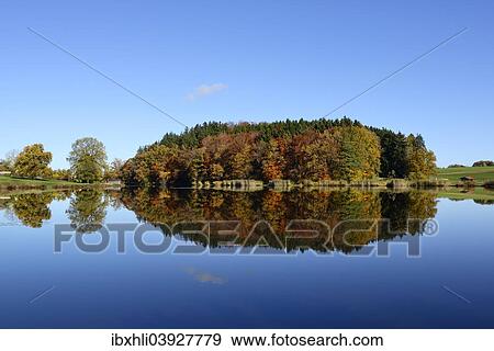 "Autumn atmosphere, Sonderhammer Weiher lake, Degerndorf, Upper Bavaria, Bavaria, Germany, Europe" View Large Photo Image Stock Photo - "Autumn atmosphere, Sonderhammer Weiher lake, Degerndorf, Upper Bavaria, Bavaria, Germany, Europe". Fotosearch