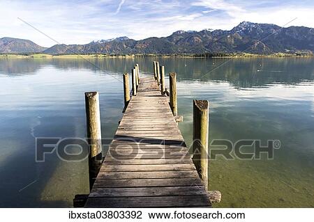"Autumn mood with mountain views on Forggensee lake near Fussen, East Allgau, Bavaria, Germany, Europe" View Large Photo Image Stock Image - "Autumn mood with mountain views on Forggensee lake near Fussen, East Allgau, Bavaria, Germany, Europe". Fotosearch