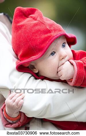 "Baby, 4-5 months old, on an arm, Germany, Europe" View Large Photo Image Stock Photograph - "Baby, 4-5 months old, on an arm, Germany, Europe". Fotosearch
