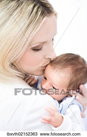 "Baby boy, 1 month, being held by his mother" View Large Photo Image Stock Image - "Baby boy, 1 month, being held by his mother". Fotosearch