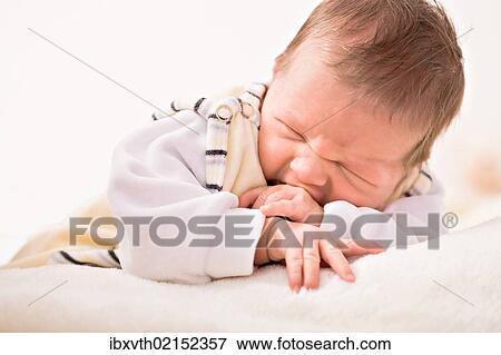 Stock Photo - "Baby boy, 1 month". Fotosearch