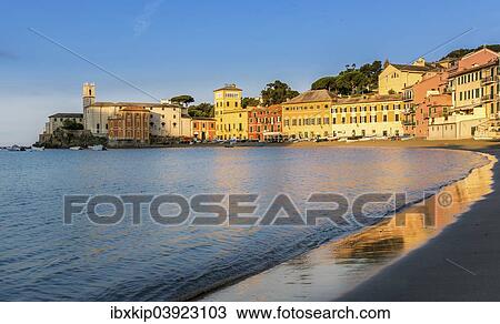 Stock Image - "Baia del Silenzio, Bay of Silence, Sestri Levante, Liguria, Italy, Europe". Fotosearch