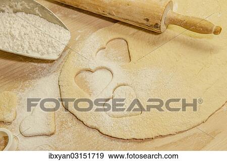Stock Photo - Baking cookies. Fotosearch