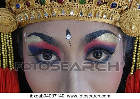 "Balinese dancer, face, Ubud, Bali, Indonesia, Asia" View Large Photo Image Stock Image - "Balinese dancer, face, Ubud, Bali, Indonesia, Asia". Fotosearch