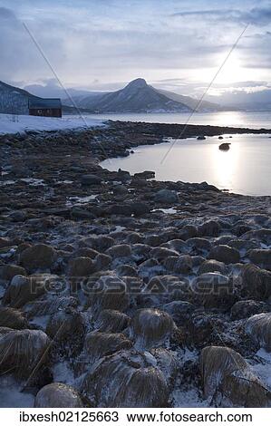 Stock Image - "Balsfjord, Tromso, Tromsoe, Norway, Europe". Fotosearch