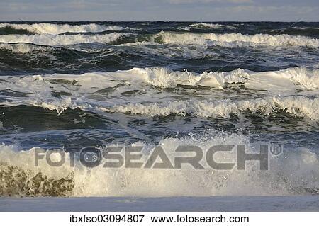 "Baltic Sea, waves, surf, Darss, Fischland-Darss-Zingst, Mecklenburg-Western Pomerania, Germany, Europe" View Large Photo Image Stock Photo - "Baltic Sea, waves, surf, Darss, Fischland-Darss-Zingst, Mecklenburg-Western Pomerania, Germany, Europe". Fotosearch