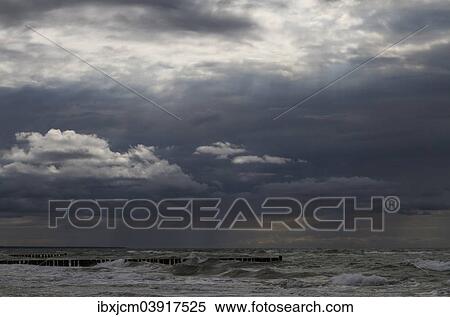 Stock Photography - "Baltic Sea, Wustrow, Bay of Mecklenburg, Mecklenburg-Western Pomerania, Germany, Europe". Fotosearch