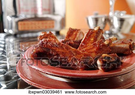 Barbecue spareribs View Large Photo Image Stock Image - Barbecue spareribs. Fotosearch