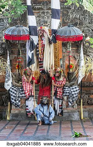 Stock Photography - "Barong and Kris Dance, traditional Balinese dance, Ubud, Bali, Indonesia, Asia". Fotosearch