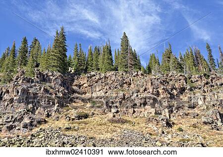 "Basalt quarry, Highway 65, Grand Mesa National Forest, Colorado, USA" View Large Photo Image Stock Image - "Basalt quarry, Highway 65, Grand Mesa National Forest, Colorado, USA". Fotosearch